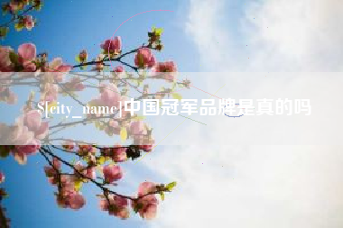 淮北中国冠军品牌是真的吗