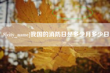 淮北我国的消防日是多少月多少日