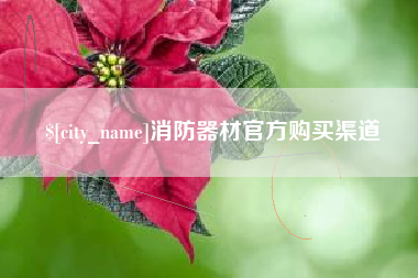 淮北消防器材官方购买渠道