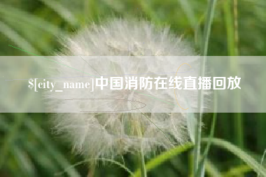 淮北中国消防在线直播回放