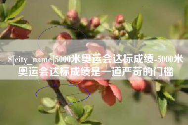淮北5000米奥运会达标成绩-5000米奥运会达标成绩是一道严苛的门槛