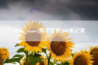 淮北男子世界5000米记录