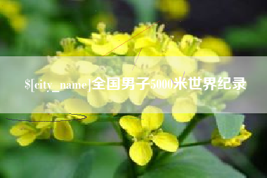 淮北全国男子5000米世界纪录