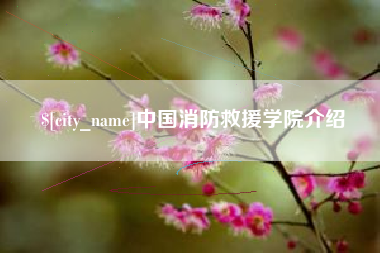 淮北中国消防救援学院介绍