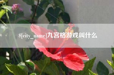 淮北九宫格游戏叫什么
