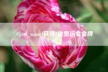 淮北获得9块奥运会金牌