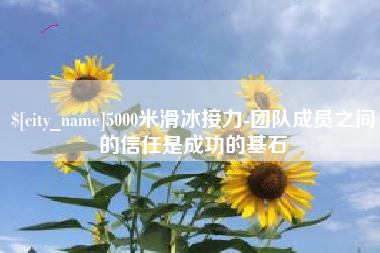 淮北5000米滑冰接力-团队成员之间的信任是成功的基石