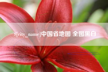 淮北中国省地图 全图黑白