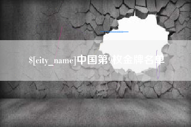 淮北中国第9枚金牌名单