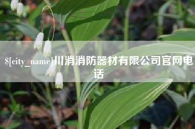 淮北川消消防器材有限公司官网电话
