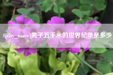 淮北男子五千米的世界纪录是多少