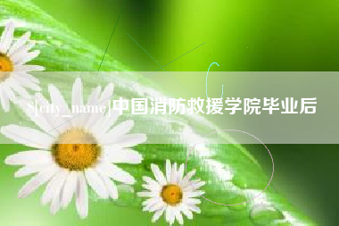 淮北中国消防救援学院毕业后
