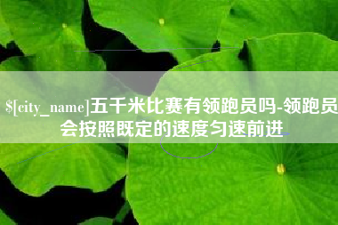 淮北五千米比赛有领跑员吗-领跑员会按照既定的速度匀速前进