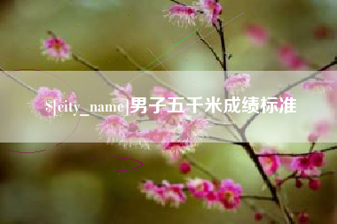 淮北男子五千米成绩标准