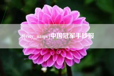 淮北中国冠军手抄报