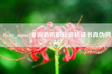 淮北查询消防职业资格证书真伪网站