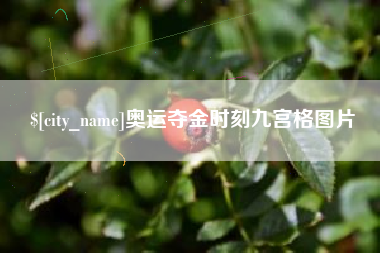 淮北奥运夺金时刻九宫格图片