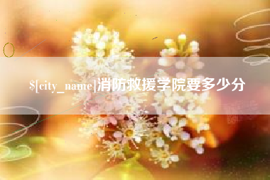 淮北消防救援学院要多少分
